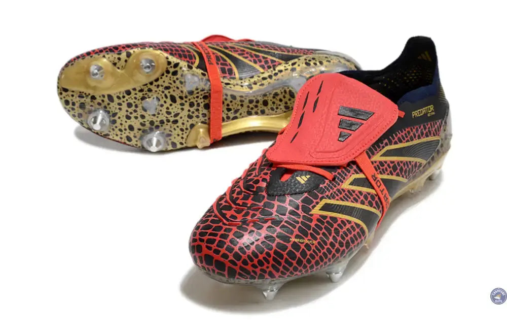 Predator Elite Fold-over Tongue SG Year of the Snake - Lucid Red/Doré/Noir ÉDITION LIMITÉE