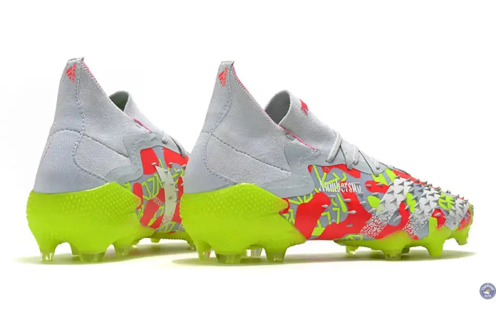 Predator Freak .1 FG - Blanc/Rouge/Jaune Fluo