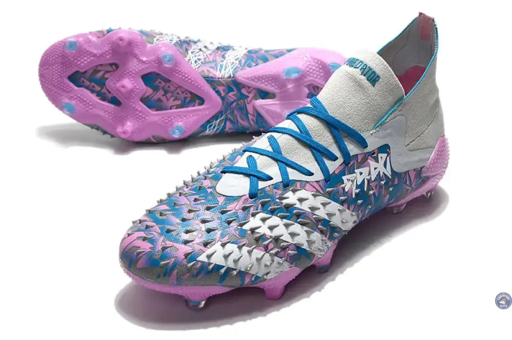 Predator Freak .1 FG - Bleu/Rose/Gris