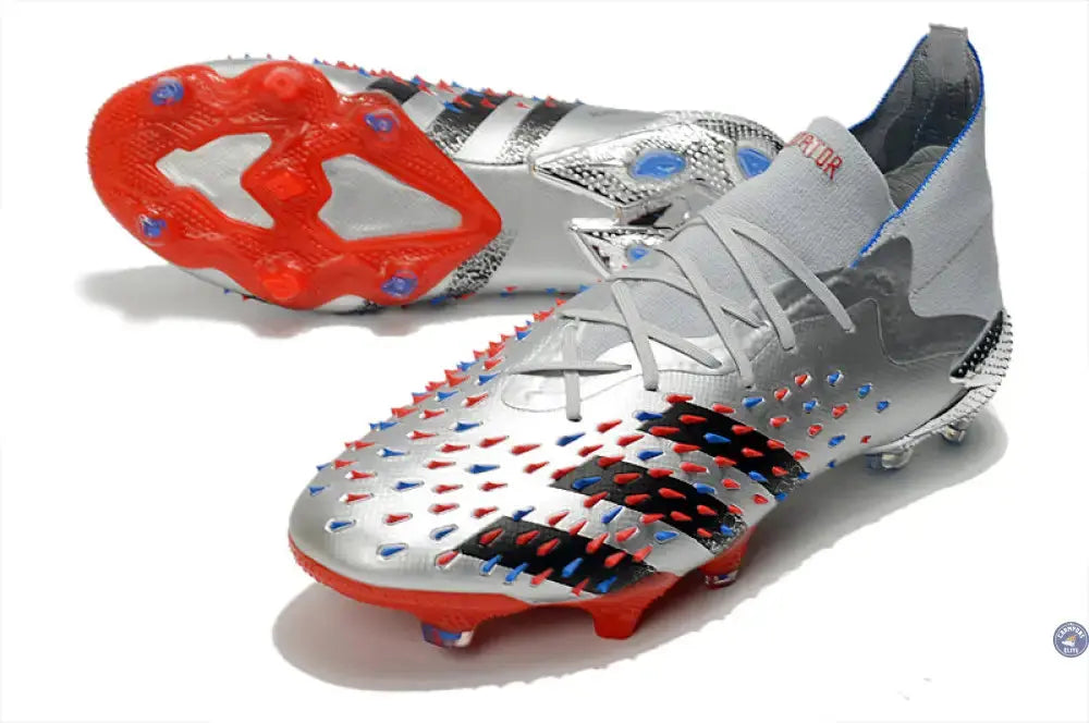 Predator Freak .1 FG Showpiece - Argenté/Noir/Rouge