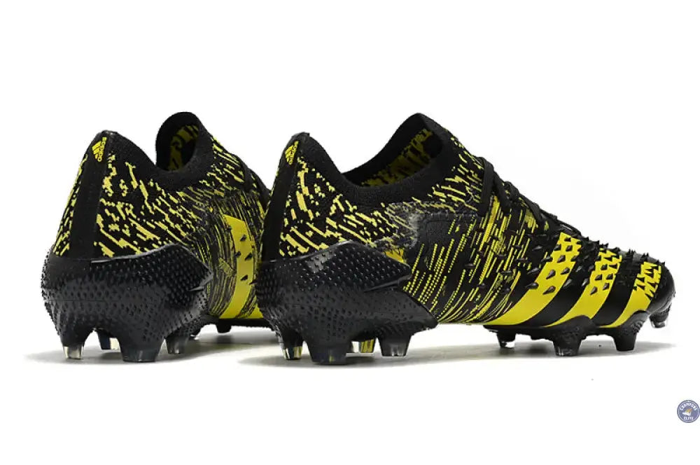 Predator Freak Basse Lacets FG - Noir/Jaune