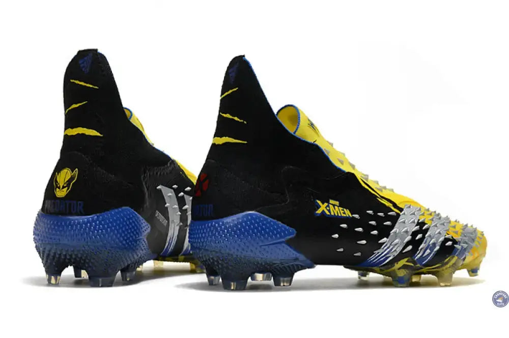 Predator Freak Laceless FG X-Men Wolverine - Jaune/Argenté/Noir ÉDITION LIMITÉE