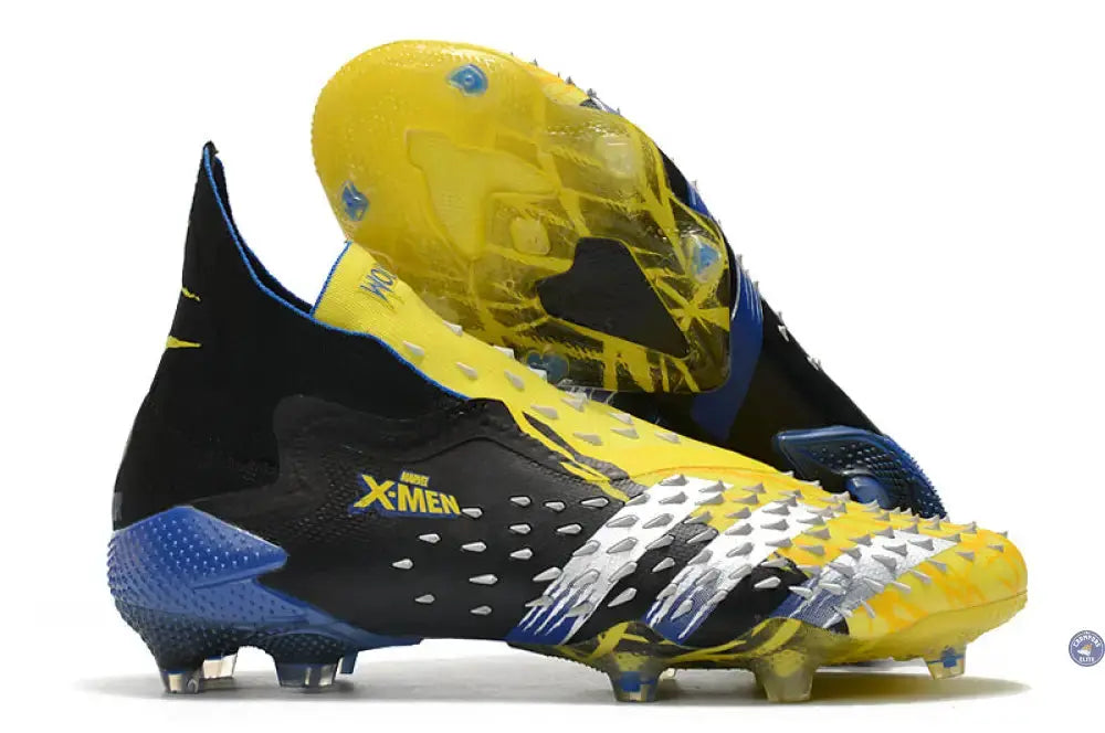 Predator Freak Laceless FG X-Men Wolverine - Jaune/Argenté/Noir ÉDITION LIMITÉE