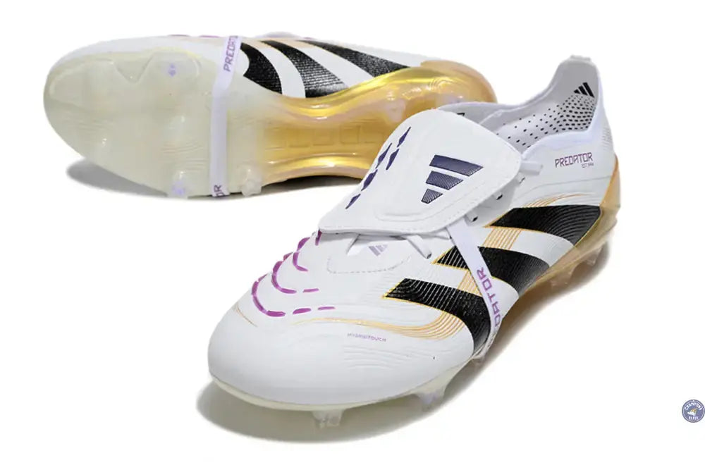 Predator League Fold-over Tongue FG Road to Glory - Blanc/Noir/Doré
