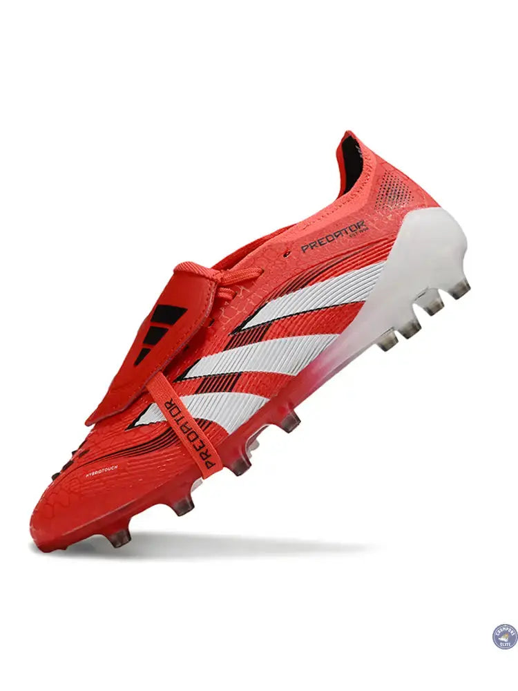 Predator Pro Fold-over Tongue AG Pure Victory - Lucid Red/Blanc/Noir