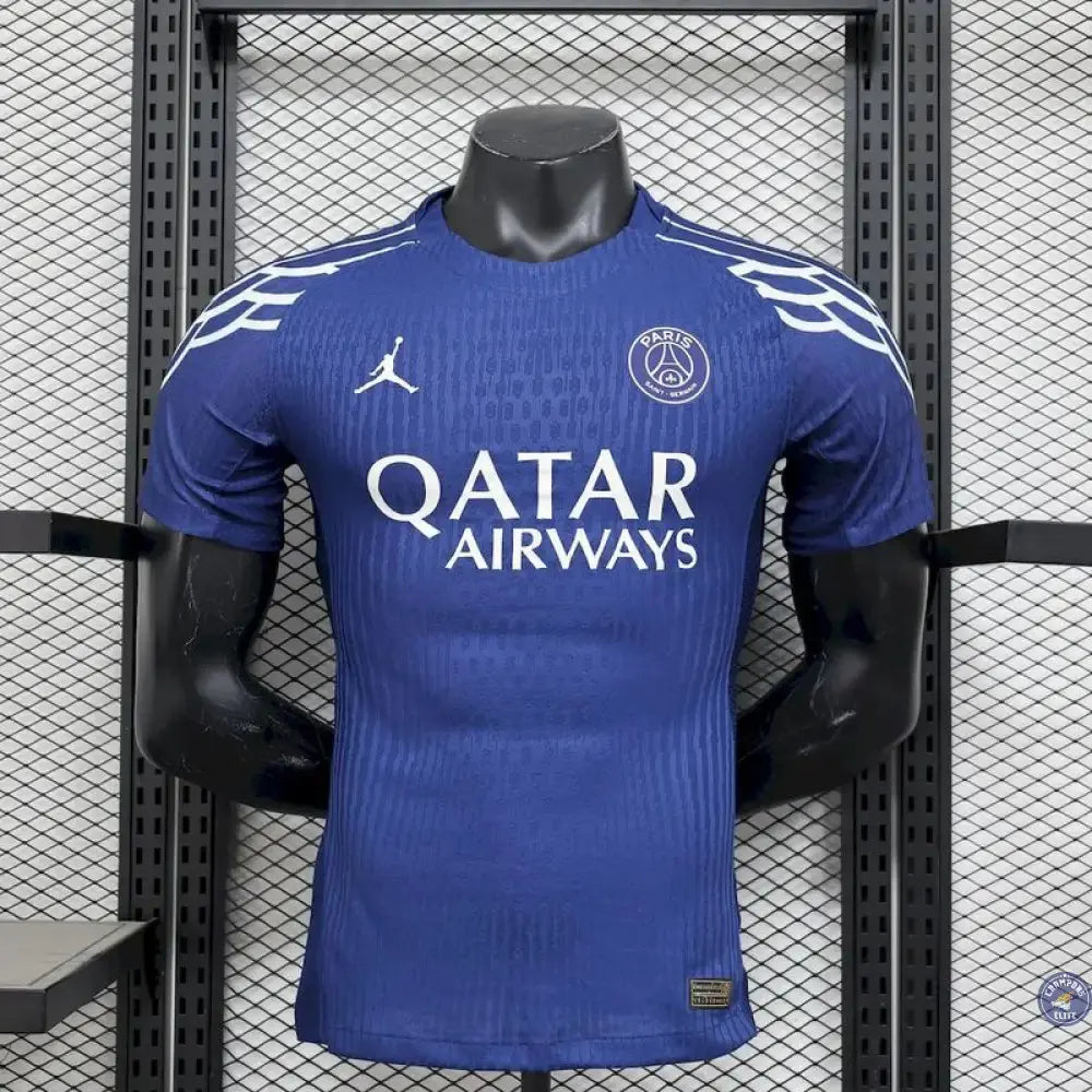 PSG 2024/25 Fourth Jordan Bleu - Manches courtes PRO