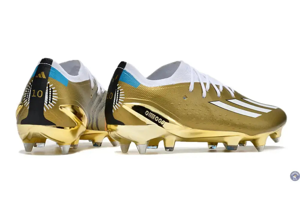 Speedportal Messi .1 SG Leyenda - Doré/Blanc/Bleu ÉDITION LIMITÉE