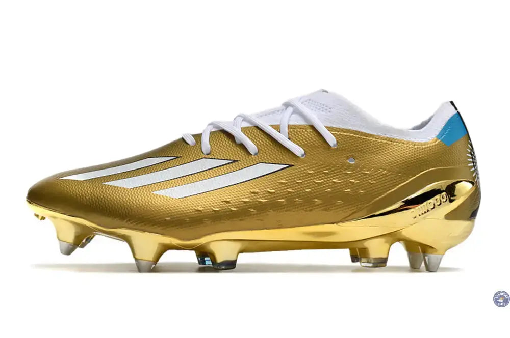 Speedportal Messi .1 SG Leyenda - Doré/Blanc/Bleu ÉDITION LIMITÉE