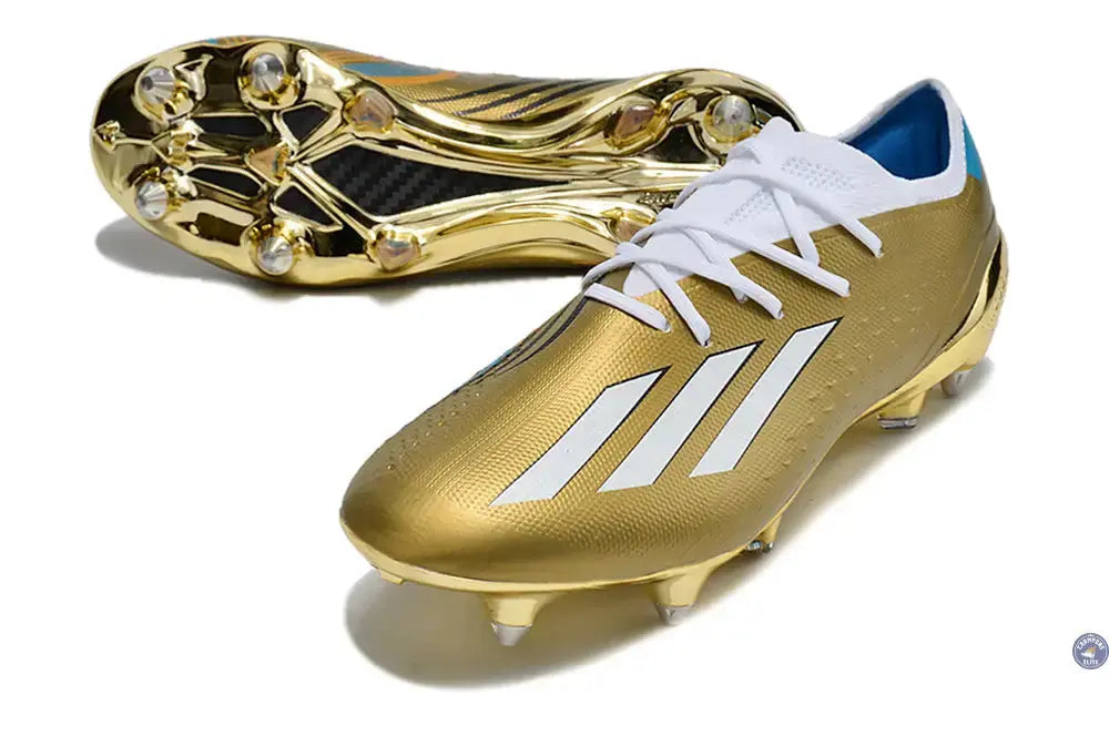 Speedportal Messi .1 SG Leyenda - Doré/Blanc/Bleu ÉDITION LIMITÉE