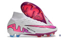 Superfly 9 Elite FG Blanc/Rose/Bleu