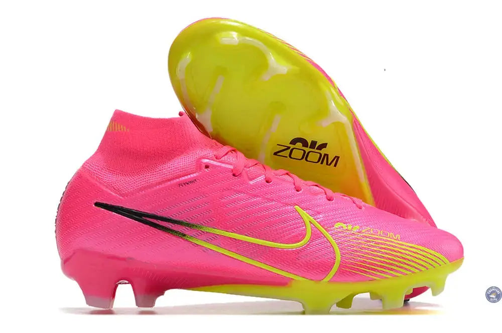 Superfly 9 Elite FG Luminous - Rose/Jaune Fluo