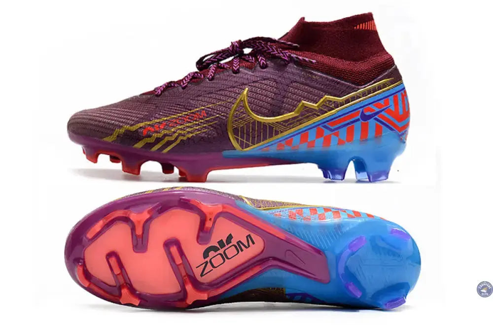 Superfly 9 Elite FG Mbappé Personal Edition - Bordeaux/Doré