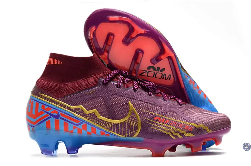 Superfly 9 Elite FG Mbappé Personal Edition - Bordeaux/Doré