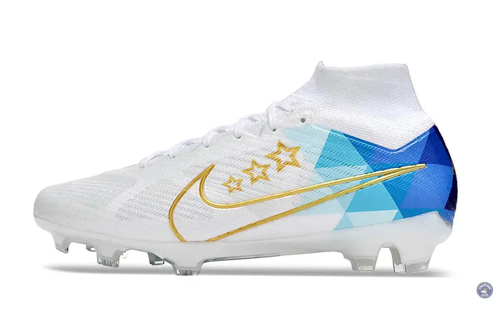 Superfly 9 Elite FG x Enzo Fernandez Blanc/Bleu/Or