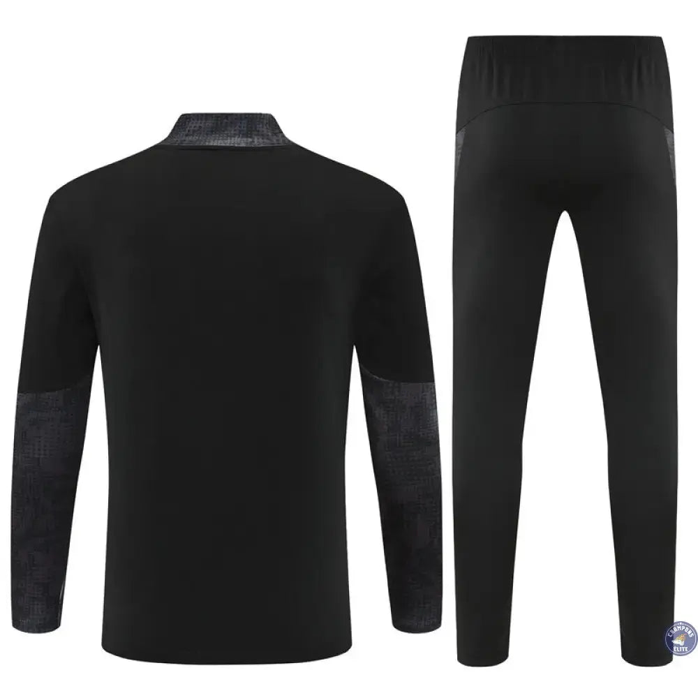 Survêtement d'entraînement demi-zip - AC Milan 2025/2026 - Gris/Noir/Rouge