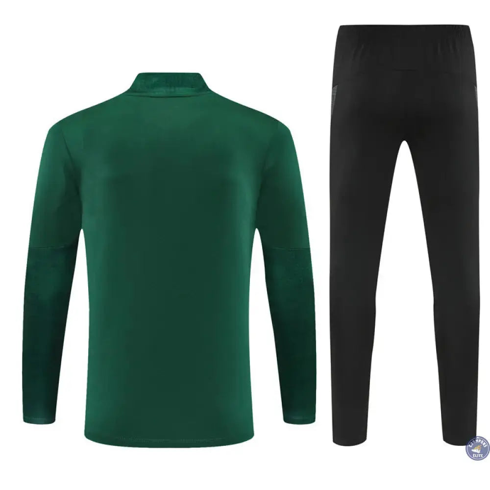 Survêtement d'entraînement demi-zip - AC Milan 2025/2026 - Vert/Noir/Rouge