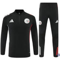 Survêtement d'entraînement demi-zip - Ajax 2025/2026 - Noir/Gris/Rouge