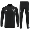 Survêtement d'entraînement demi-zip - Allemagne 2025/2026 - Noir/Blanc