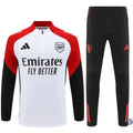 Survêtement d'entraînement demi-zip - Arsenal 2025/2026 - Blanc/Noir/Rouge