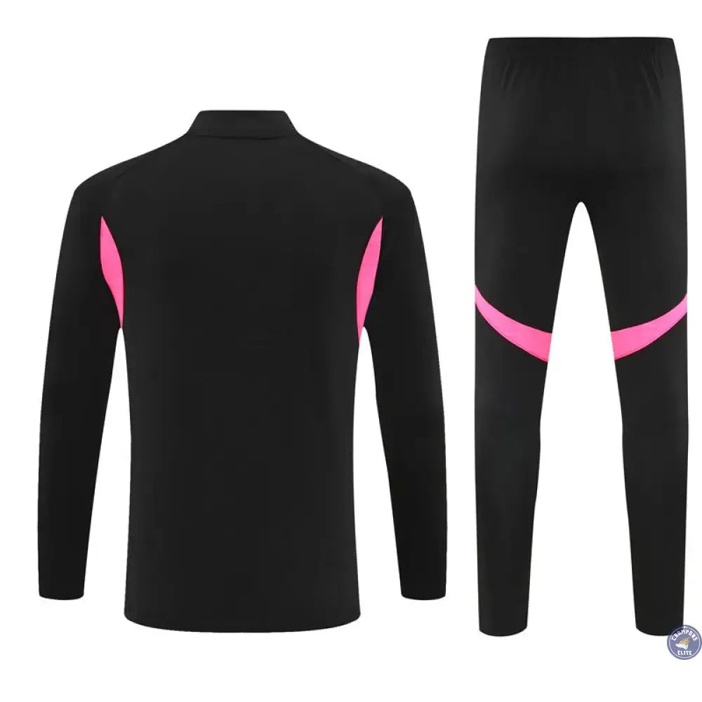 Survêtement d'entraînement demi-zip - Arsenal 2025/2026 - Noir/Rose