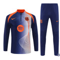 Survêtement d'entraînement demi-zip - Barcelone 2025/2026 - Bleu/Orange