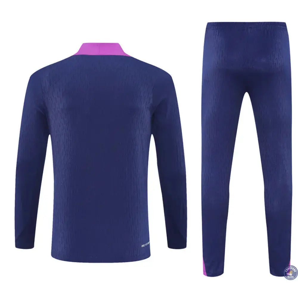 Survêtement d'entraînement demi-zip - Barcelone 2025/2026 - Bleu/Violet