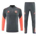 Survêtement d'entraînement demi-zip - Bayern Munich 2025/2026 - Gris/Orange