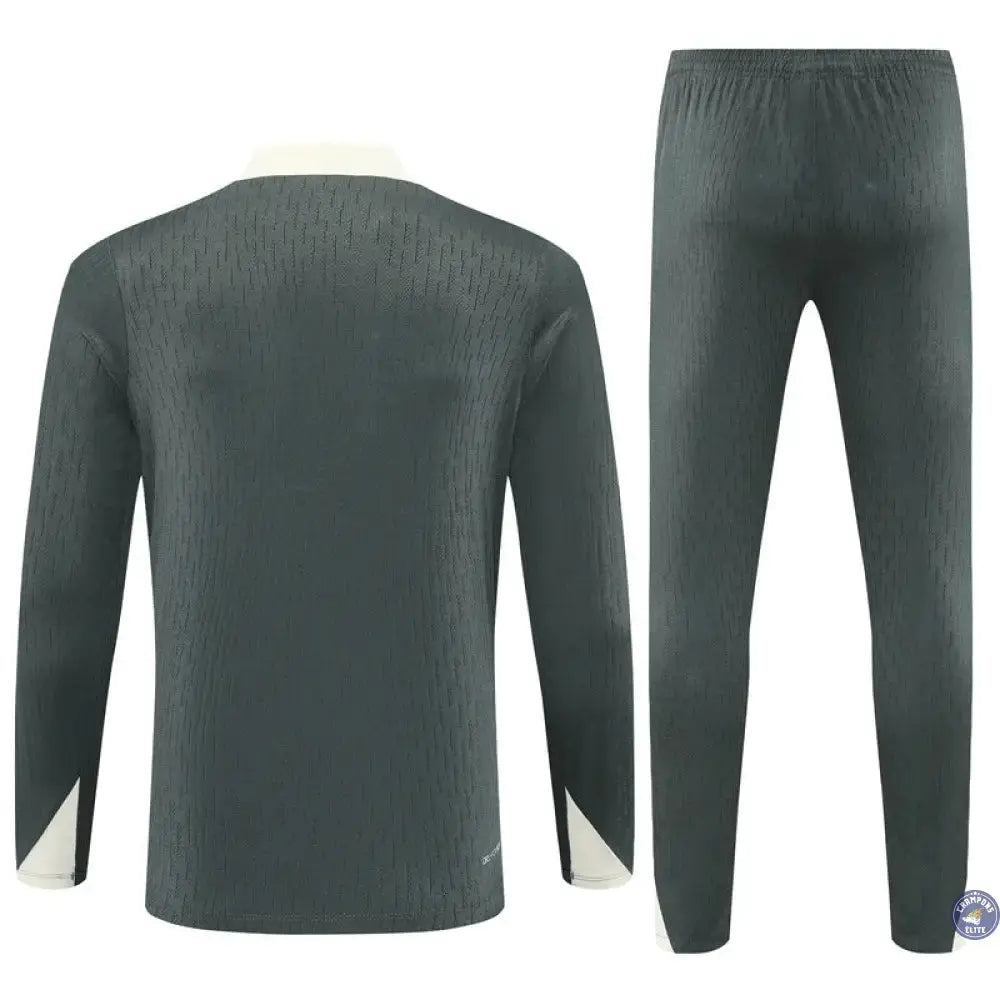 Survêtement d'entraînement demi-zip - Chelsea 2025/2026 - Kaki/Beige