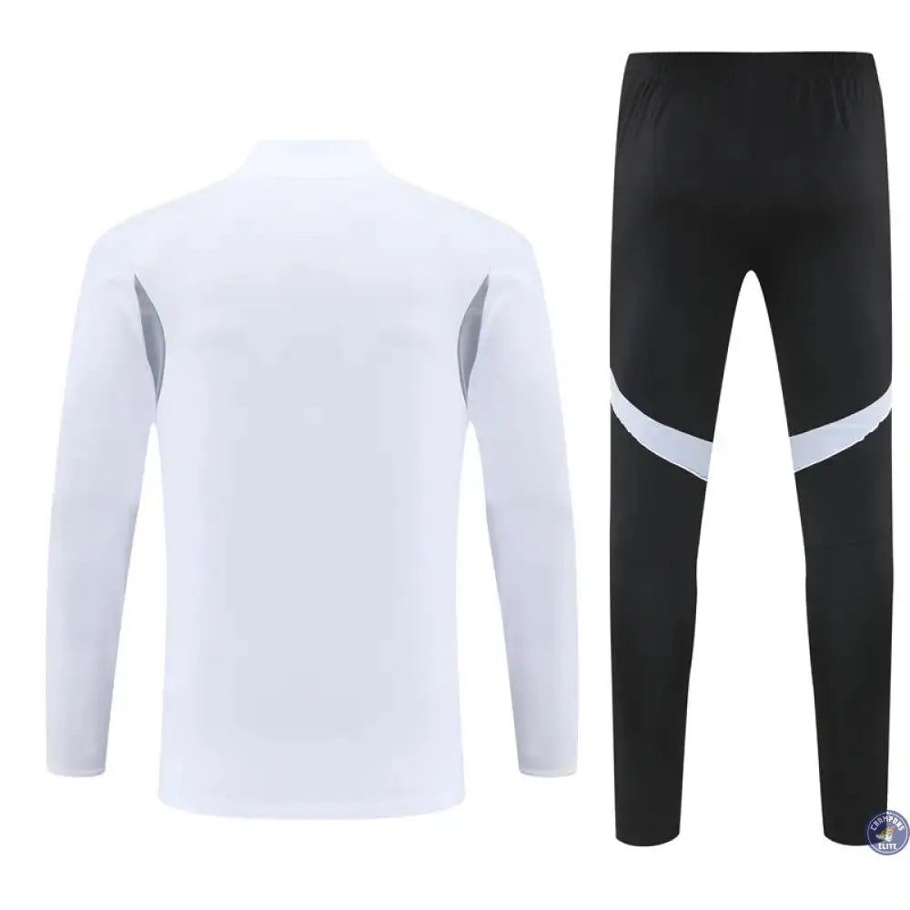 Survêtement d'entraînement demi-zip - Inter Miami 2025/2026 - Blanc/Noir