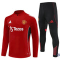 Survêtement d'entraînement demi-zip - Manchester United 2025/2026 - Rouge/Noir/Blanc