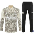 Survêtement d'entraînement demi-zip - PSV 2025/2026 - Beige/Kaki/Noir/Blanc