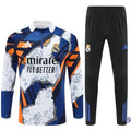 Survêtement d'entraînement demi-zip - Real Madrid 2025/2026 - Bleu/Blanc/Orange/Noir