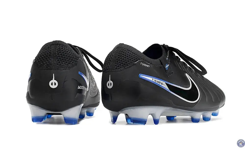 Tiempo Legend 10 Elite FG Shadow - Noir/Chrome/Bleu