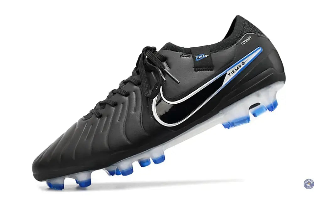 Tiempo Legend 10 Elite FG Shadow - Noir/Chrome/Bleu