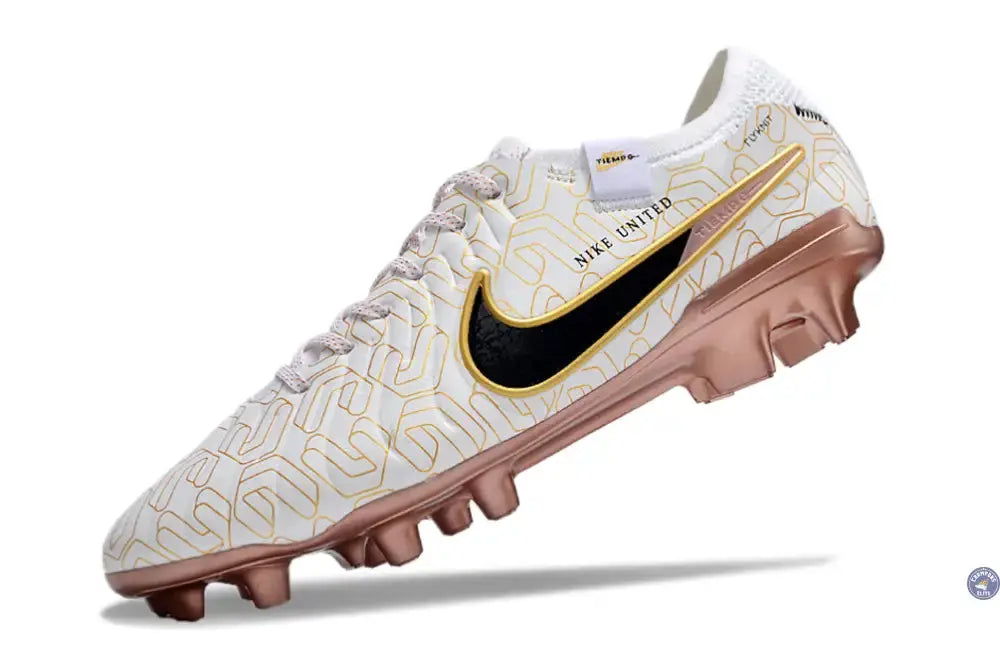 Tiempo Legend 10 Elite FG United Golden - Blanc/Noir/Doré