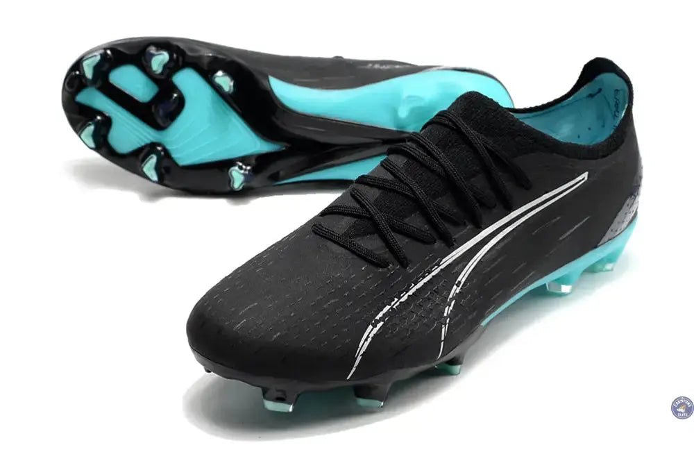 Ultra Ultimate Match FG Eclipse - Noir/Blanc/Turquoise