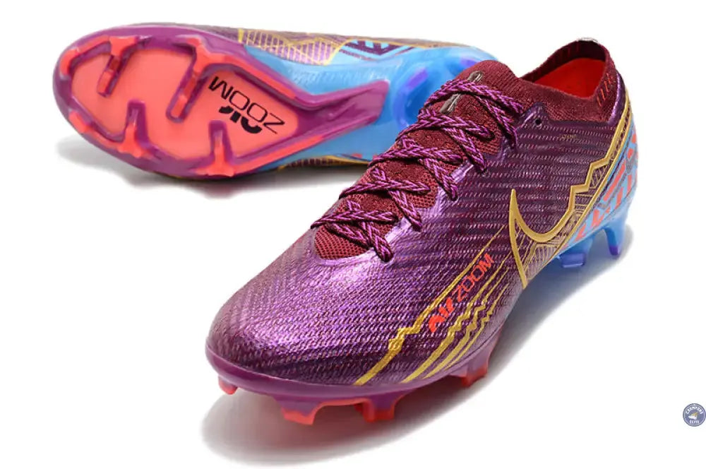 Vapor 15 Elite FG Mbappé Personal Edition - Bordeaux/Doré