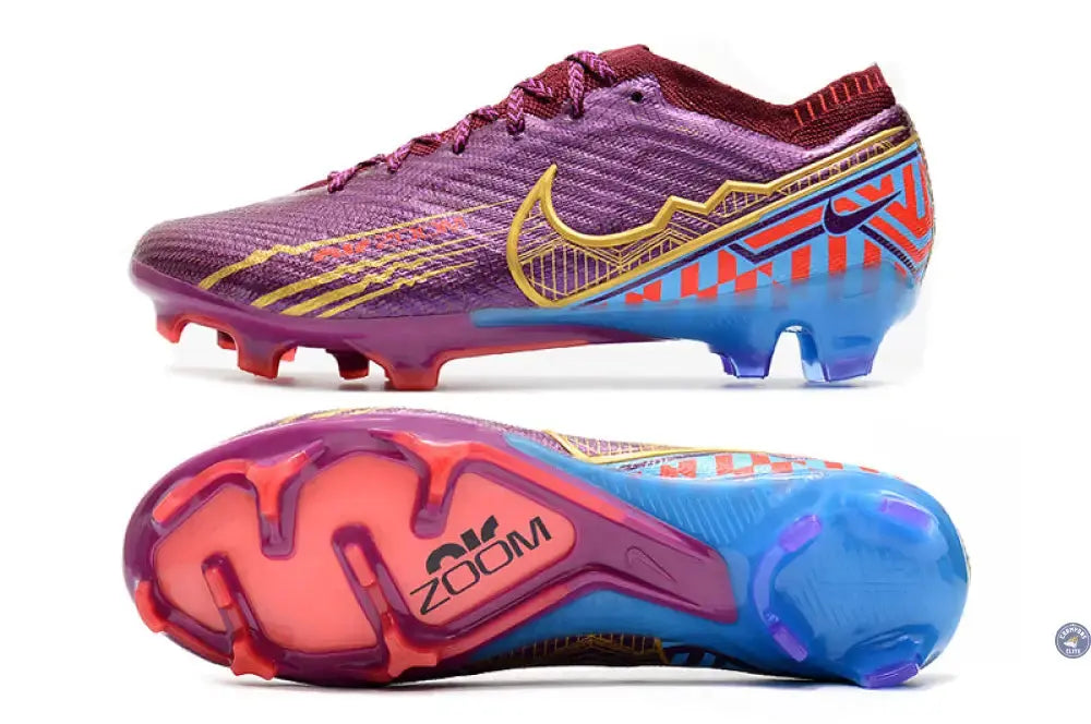 Vapor 15 Elite FG Mbappé Personal Edition - Bordeaux/Doré