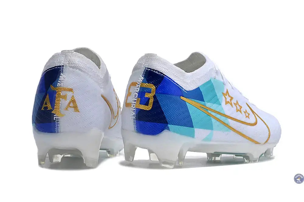 Vapor 15 Elite FG x Enzo Fernandez Blanc/Bleu/Or