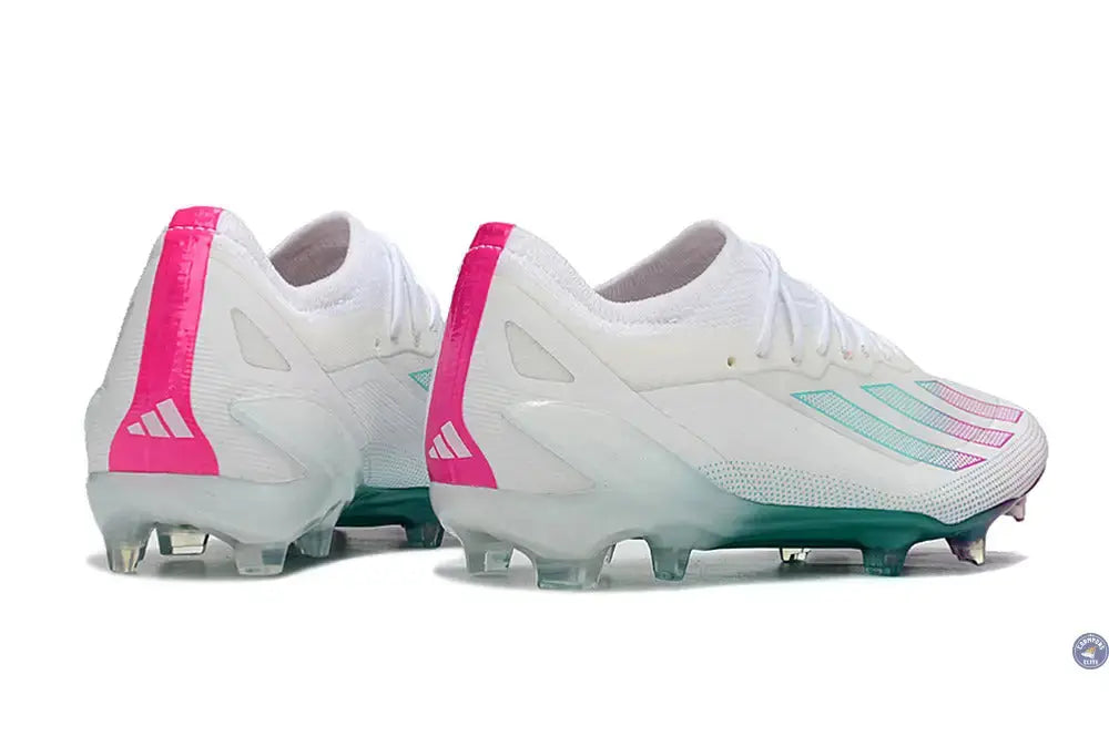 X Crazyfast Elite FG Blanc/Violet/Vert