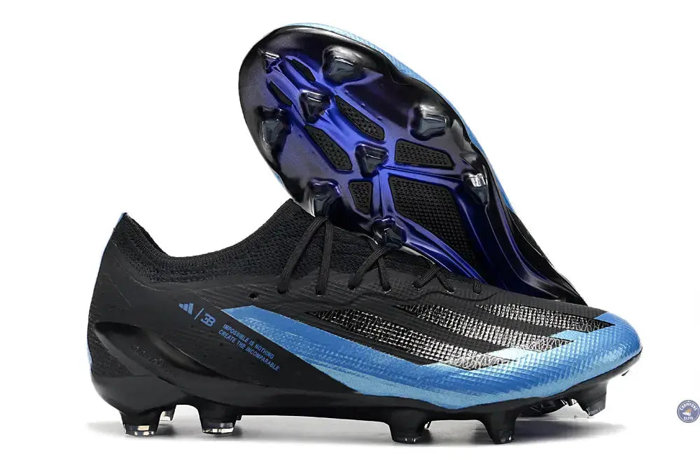 X Crazyfast Elite FG x Bugatti - Noir/Bleu