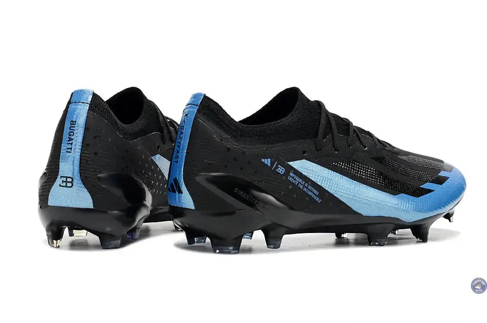 X Crazyfast Elite FG x Bugatti - Noir/Bleu