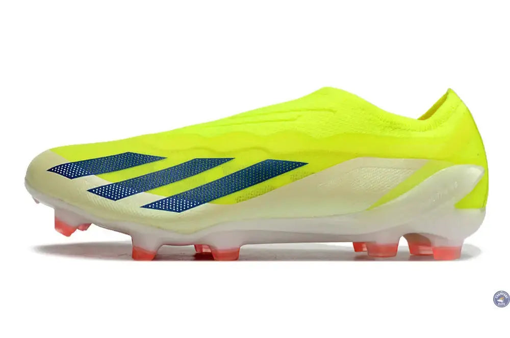 X Crazyfast Elite Laceless FG Solar Energy - Jaune/Noir/Blanc