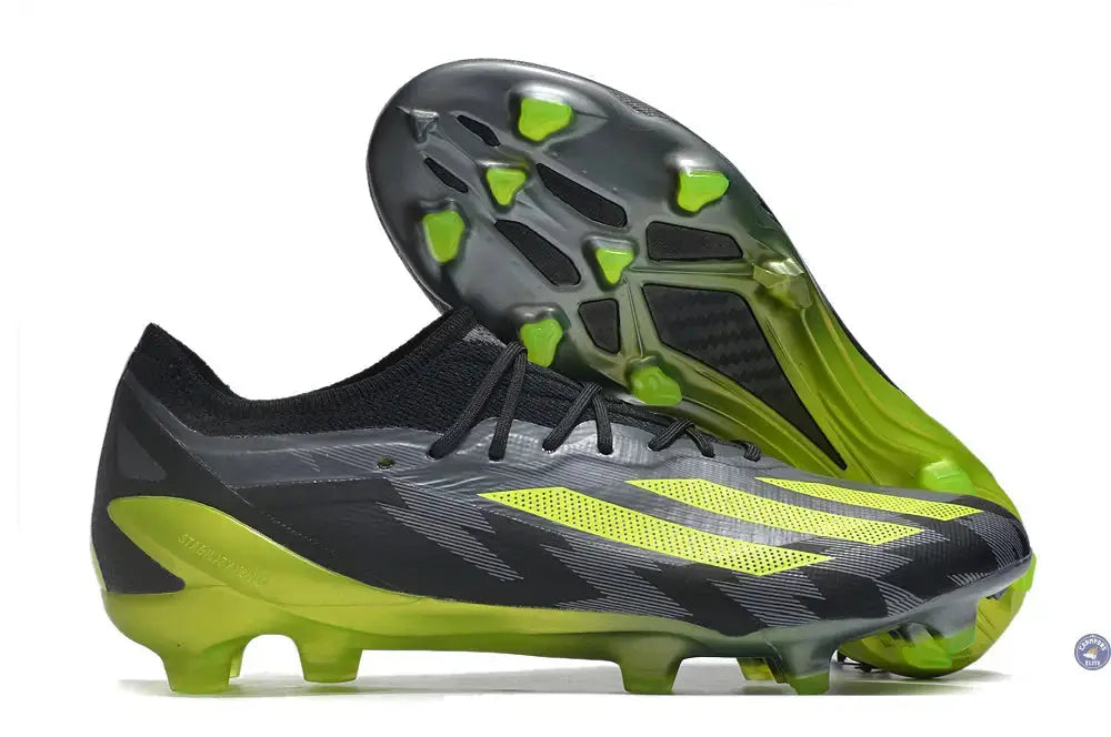 X Crazyfast FG Crazycharged - Noir/Jaune/Gris ÉDITION LIMITÉE