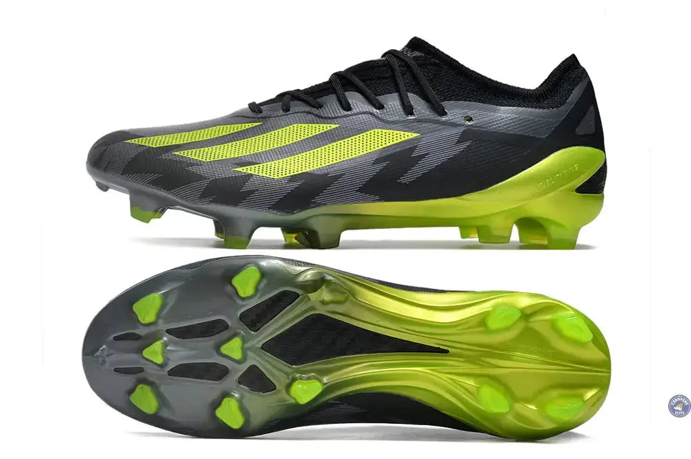 X Crazyfast FG Crazycharged - Noir/Jaune/Gris ÉDITION LIMITÉE