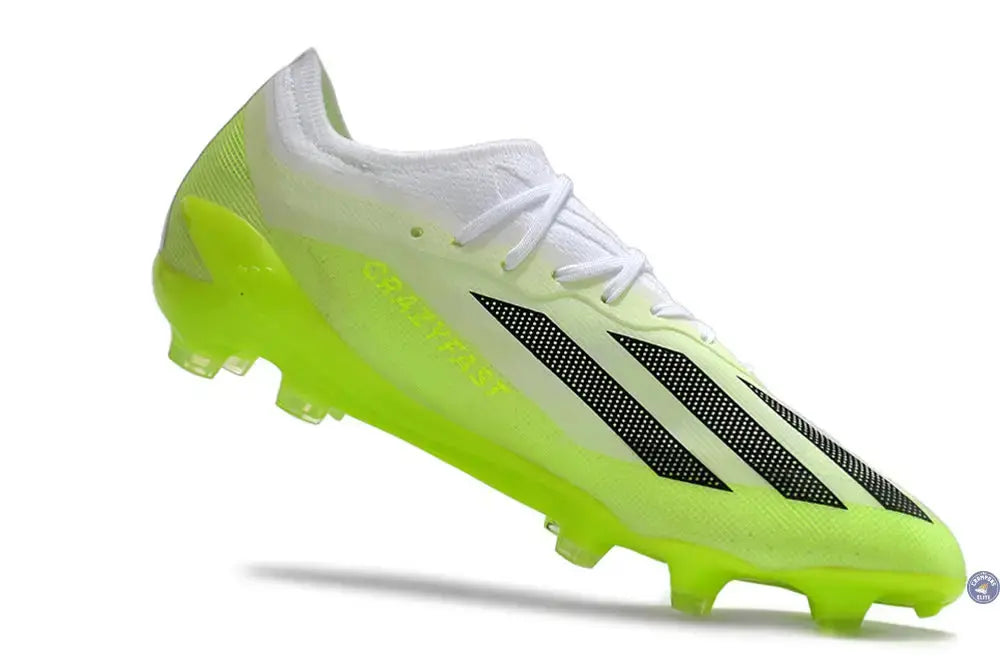 X Crazyfast FG Crazyrush - Blanc/Noir/Lucid Lemon