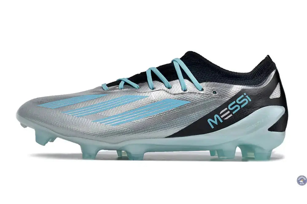 X Crazyfast FG x Messi Infinito - Argenté/Bliss Blue/Noir