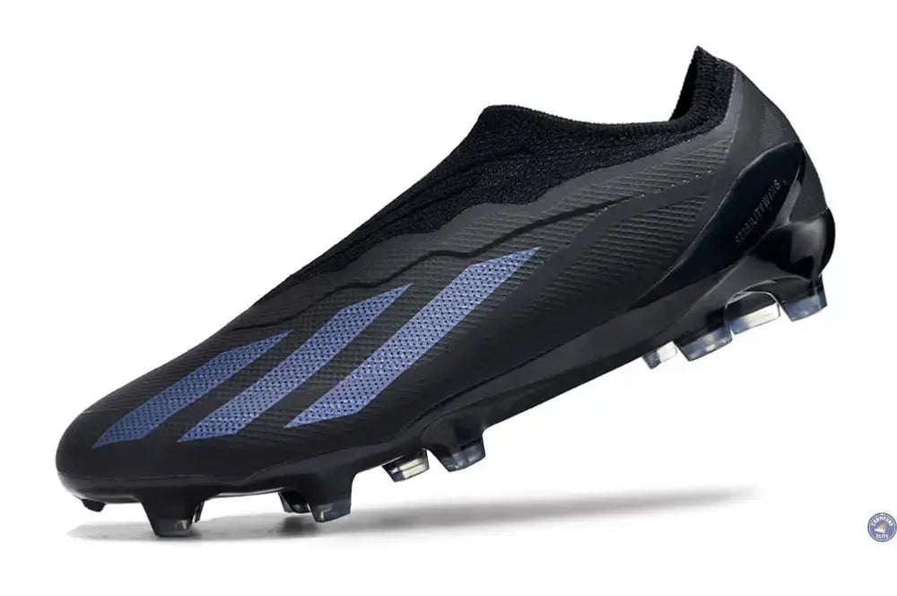X Crazyfast Laceless FG Nightstrike - Noir