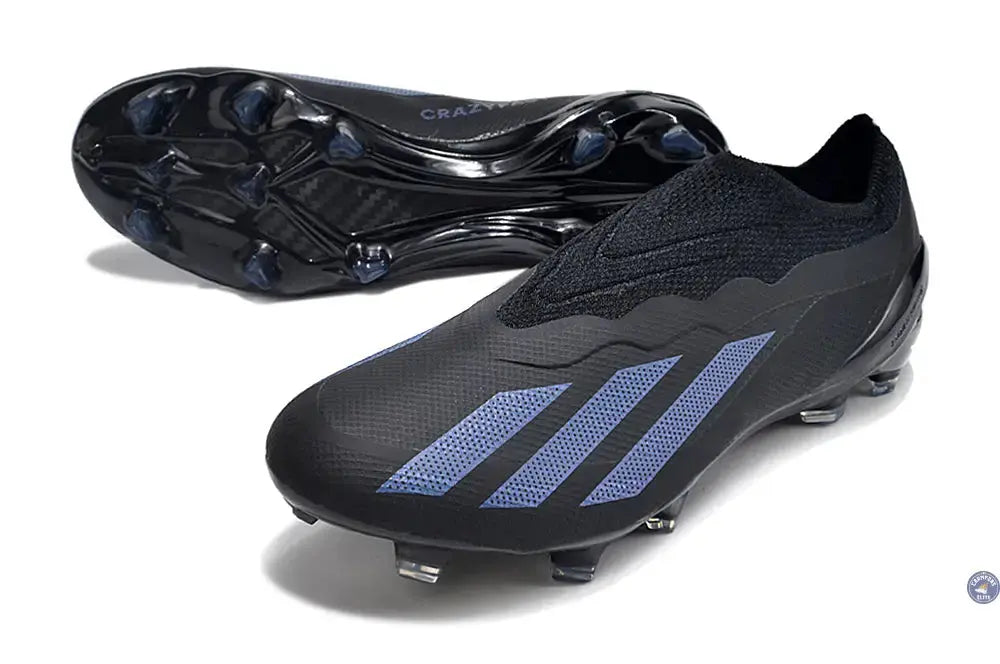 X Crazyfast Laceless FG Nightstrike - Noir