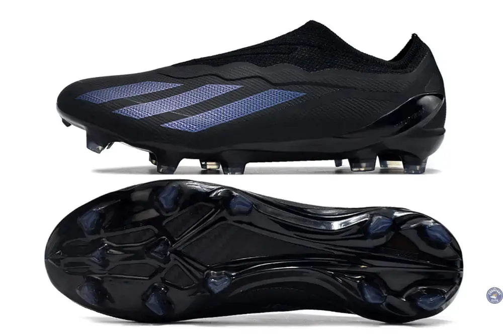 X Crazyfast Laceless FG Nightstrike - Noir